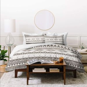 Deny Designs Milkyway Duvet Cover Full/Queen White